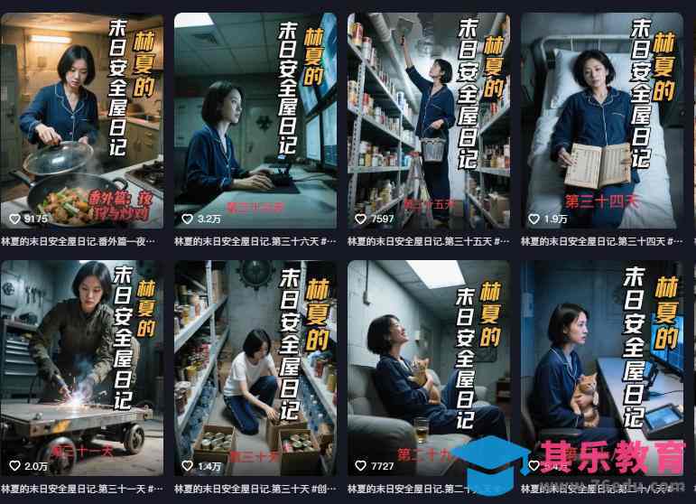 十个作品涨粉近20W!用AI制作末日安全日记连载,日入4位数,评论区爆肝求更新(附详细步骤)-第2张图片-我要自学网 十个作品涨粉近20W!用AI制作末日安全日记连载,日入4位数,评论区爆肝求更新(附详细步骤)-第2张图片-我要自学网