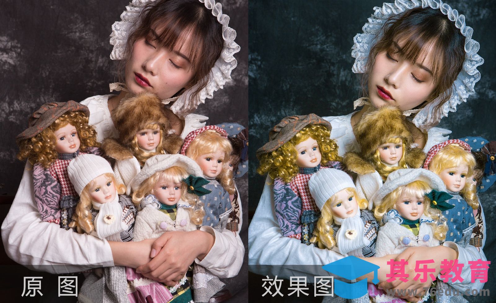 PS-娃娃公主梦人像后期[虎课网手机摄影入门视频教程][MP4产品摄影教程全集 ]-第1张图片-我要自学网