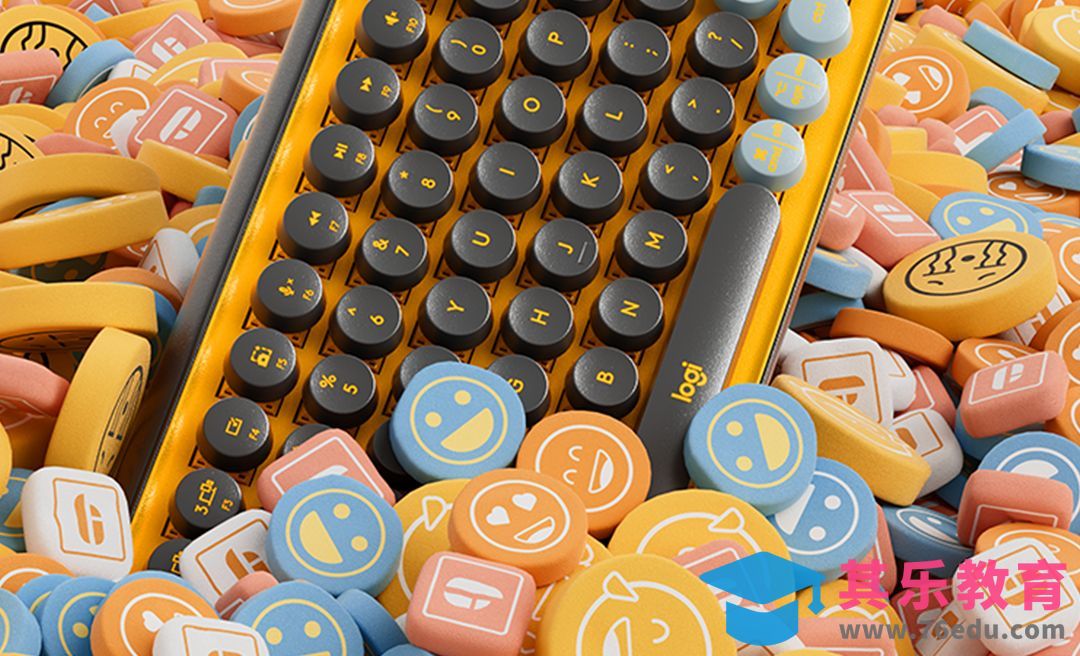 C4D+OC-动力学键盘场景渲染[虎课网C4D设计视频教程][产品数码建模MP4教程全集 ]-第1张图片-我要自学网