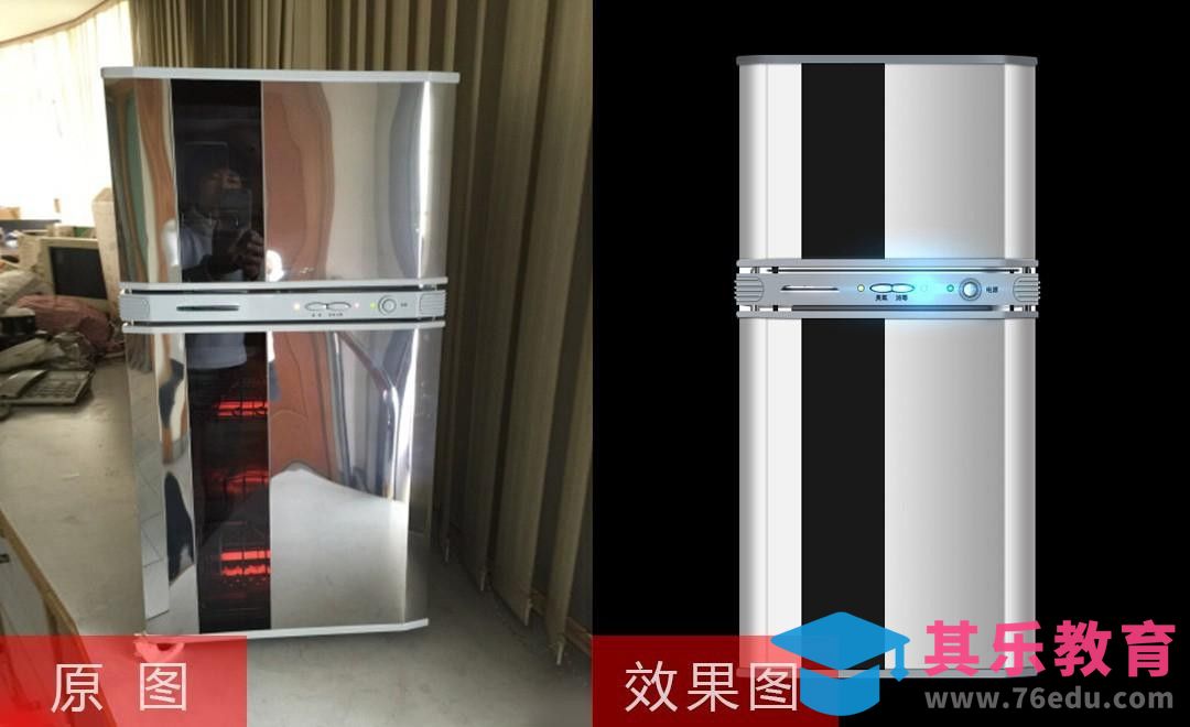 PS-厨房家用消毒柜重绘[虎课网电商产品精修视频教程][最新PS修图教程全集MP4 ]-第1张图片-我要自学网