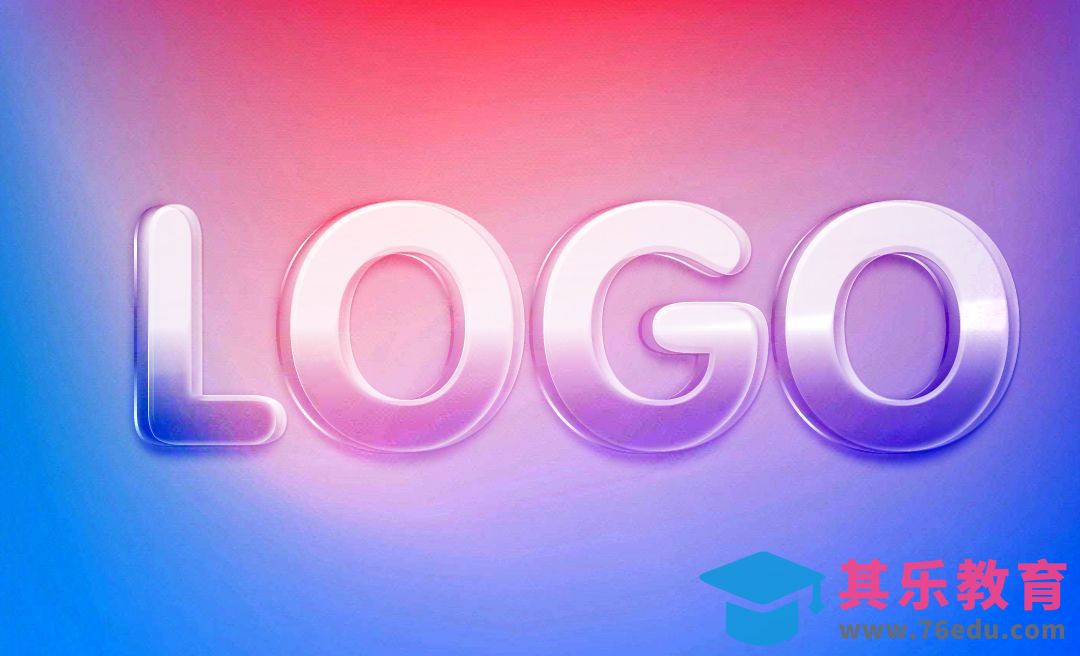 PS-制作水晶字效果[虎课网平面设计视频教程][字体设计教程MP4高清全集 ]-第1张图片-我要自学网