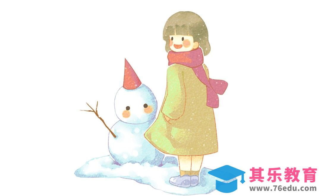 SAI+PS-板绘-可爱小清新风格人物插画[虎课网绘画插画视频教程][ipad商业插画MP4教程全集 ]-第1张图片-我要自学网