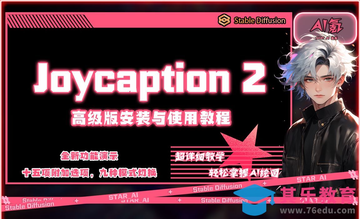 Comfyui超强打标神器 JoyCaption2反推提示词插件全新附件选择与九种模式选择[虎课网AICG人工智能视频教程][MP4高清全集 ]-第1张图片-我要自学网