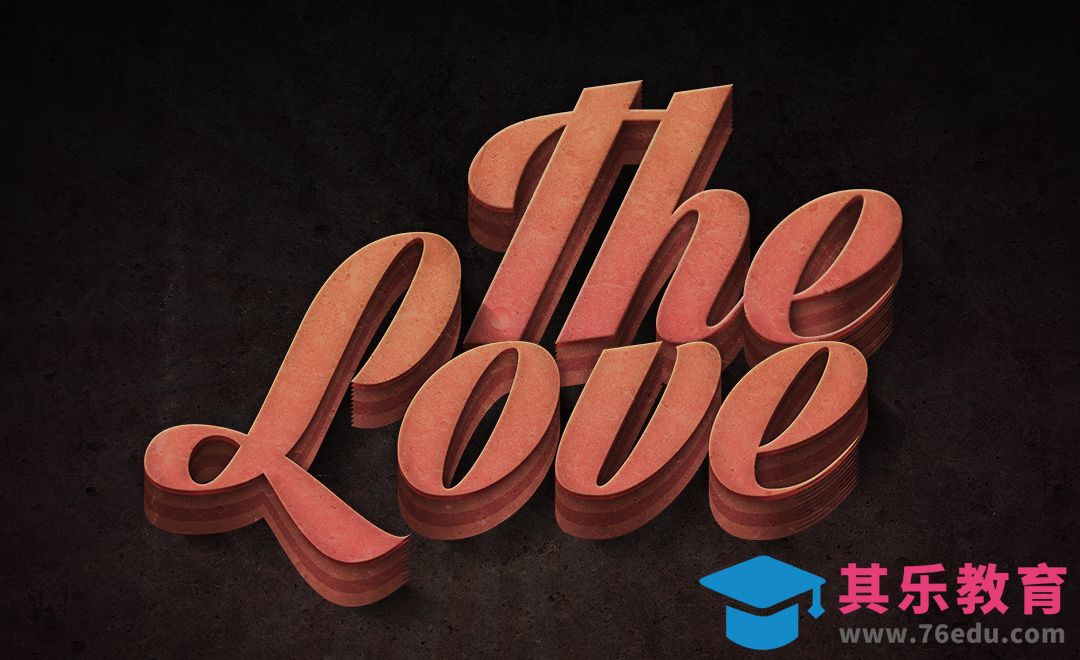 PS-The Love[虎课网平面设计视频教程][字体设计教程MP4高清全集 ]-第1张图片-我要自学网