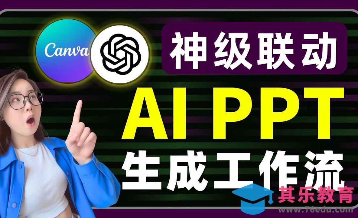 Gamma 最强对手！？GPT x Canva 梦幻联动生成PPT，完全免费！[虎课网AICG人工智能视频教程][MP4高清全集 ]-第1张图片-我要自学网
