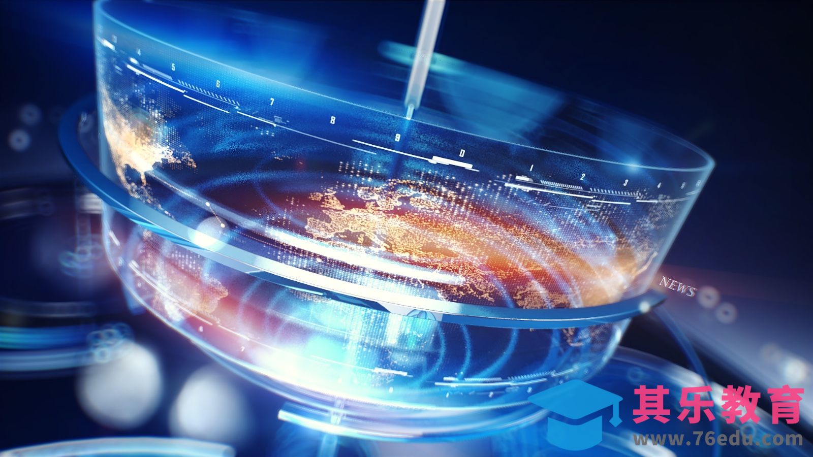 C4D+AE-科技风酷炫场景建模[虎课网C4D设计视频教程][产品数码建模MP4教程全集 ]-第1张图片-我要自学网