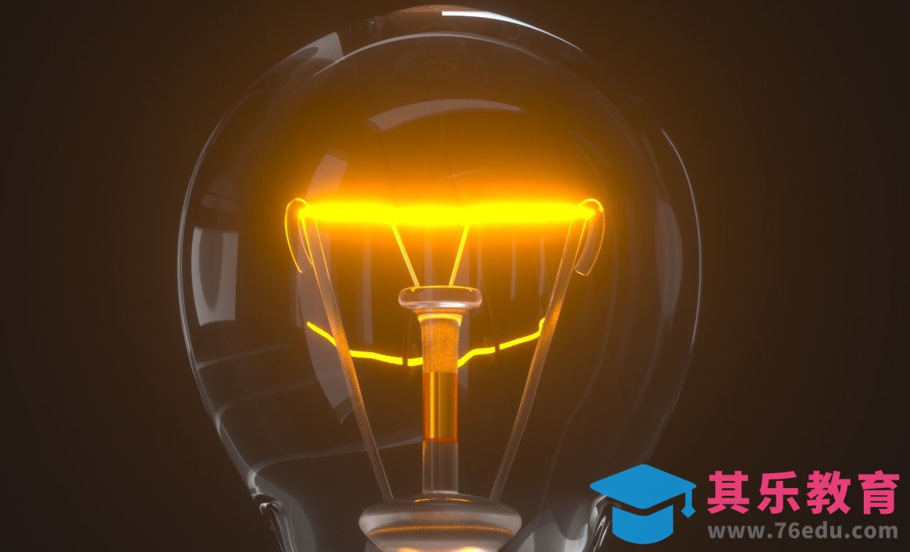 C4D+OC-制作简单的灯泡效果[虎课网C4D设计视频教程][产品数码建模MP4教程全集 ]-第1张图片-我要自学网