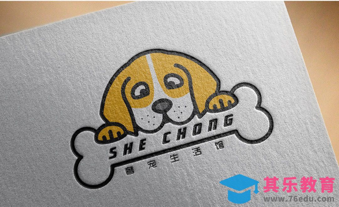 AI-奢宠生活馆狗狗形象LOGO设计[虎课网品牌设计视频教程][logo包装设计教程全集MP4 ]-第1张图片-我要自学网