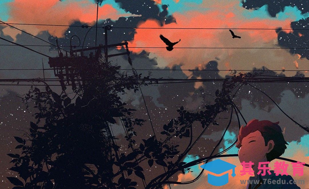 PS-板绘插画-路上的一段风景[虎课网绘画插画视频教程][ipad商业插画MP4教程全集 ]-第1张图片-我要自学网