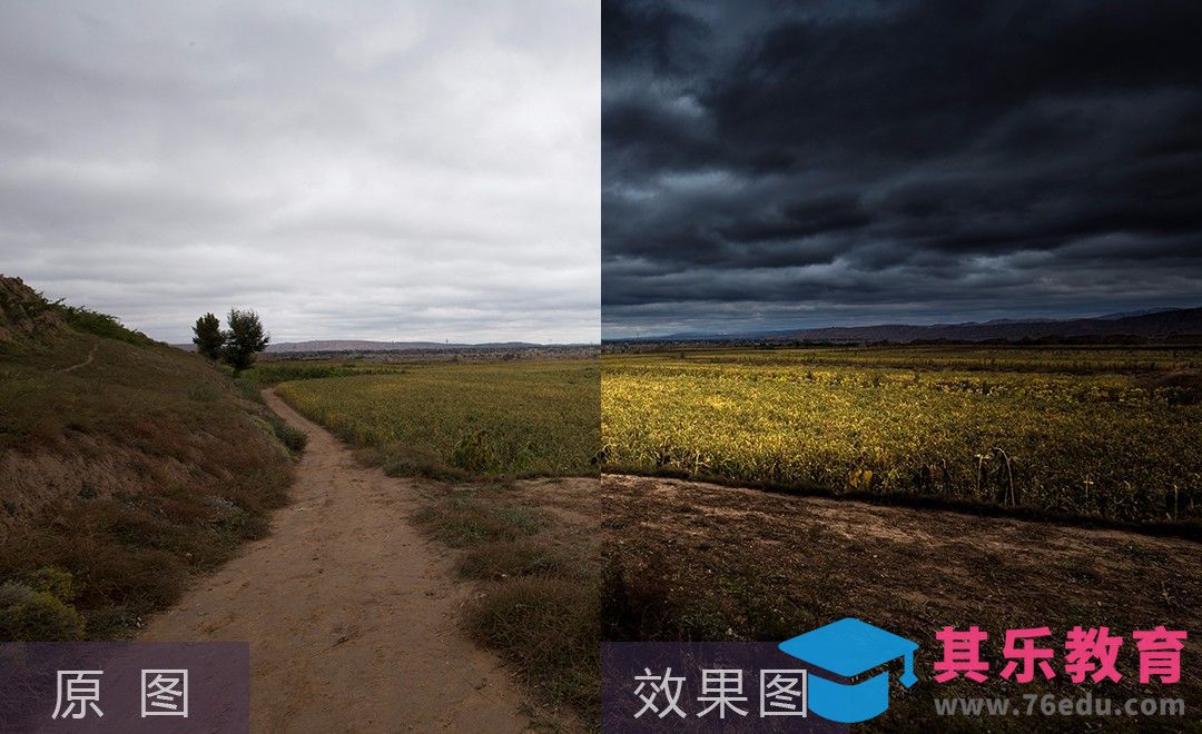 PS+LR-风光阴天的小路后期修片[虎课网手机摄影入门视频教程][MP4产品摄影教程全集 ]-第1张图片-我要自学网