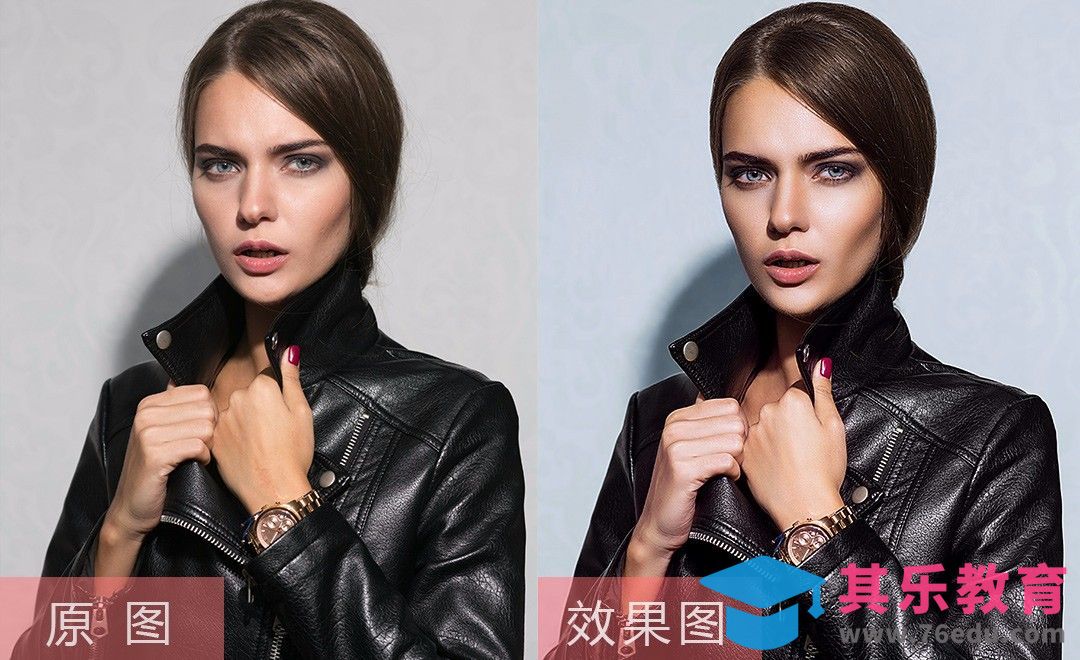 PS-皮衣美女精修[虎课网手机摄影入门视频教程][MP4产品摄影教程全集 ]-第1张图片-我要自学网