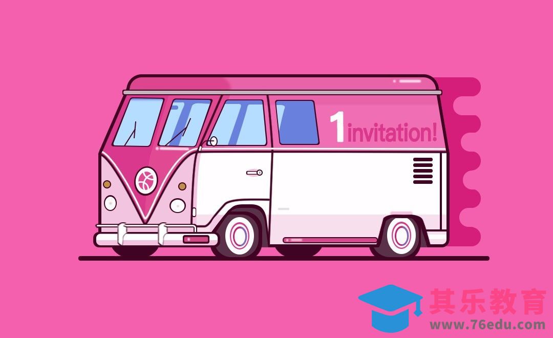 PS-鼠绘-卡通巴士[虎课网绘画插画视频教程][ipad商业插画MP4教程全集 ]-第1张图片-我要自学网