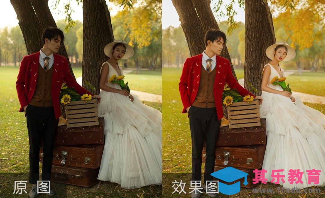 PS-外景法式氛围感情侣人像精修[虎课网手机摄影入门视频教程][MP4产品摄影教程全集 ]-第1张图片-我要自学网