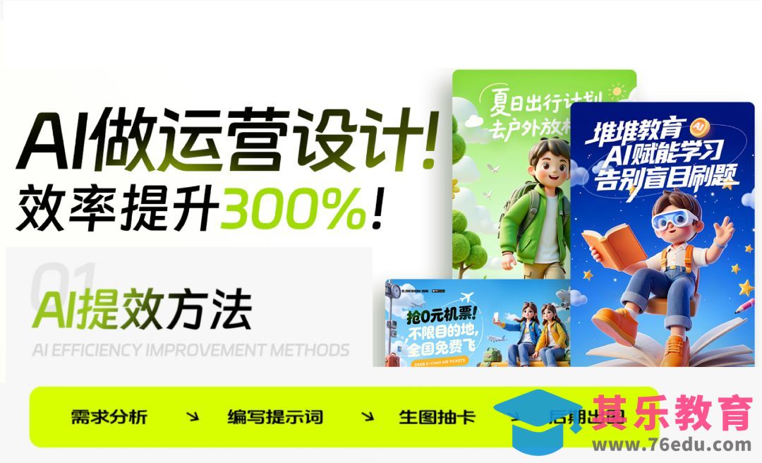 堆友-运营设计高效提升-夏日海报[虎课网AICG人工智能视频教程][MP4高清全集 ]-第1张图片-我要自学网