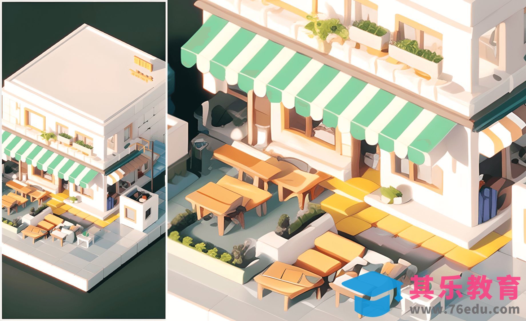 再见了，Blender-用SD批量生成3D卡通场景[虎课网AICG人工智能视频教程][MP4高清全集 ]-第1张图片-我要自学网