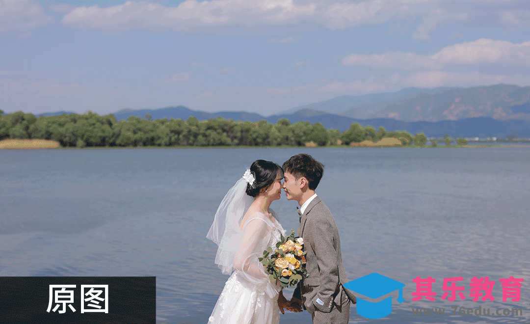 PS-浪漫婚纱人像游艇海景合成[虎课网手机摄影入门视频教程][MP4产品摄影教程全集 ]-第1张图片-我要自学网