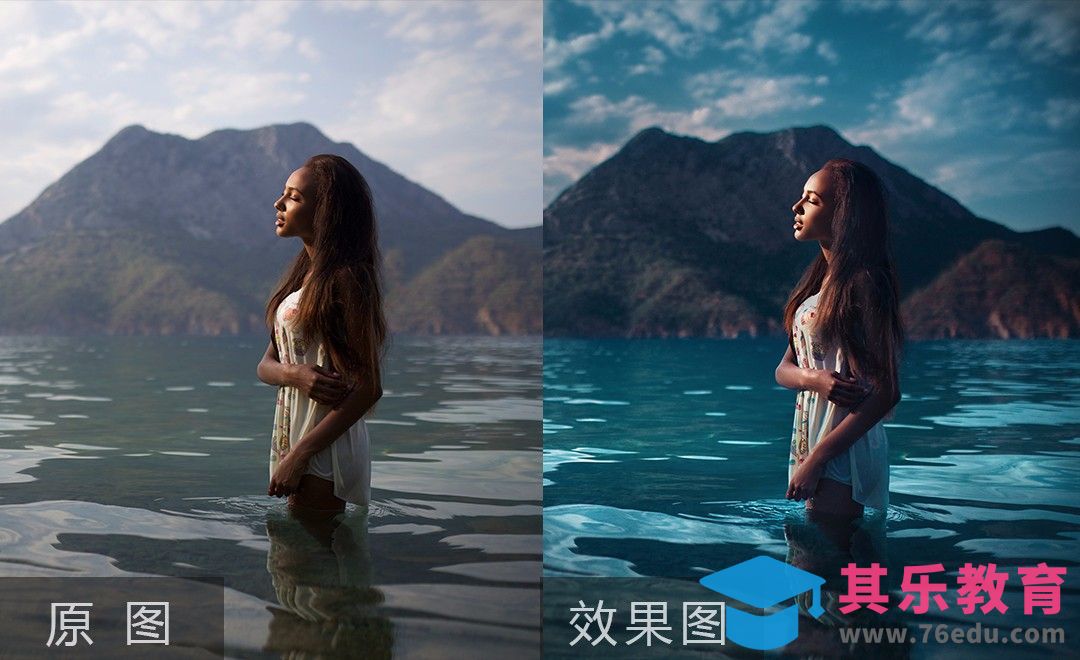 PS-海中美女人像后期教程[虎课网手机摄影入门视频教程][MP4产品摄影教程全集 ]-第1张图片-我要自学网