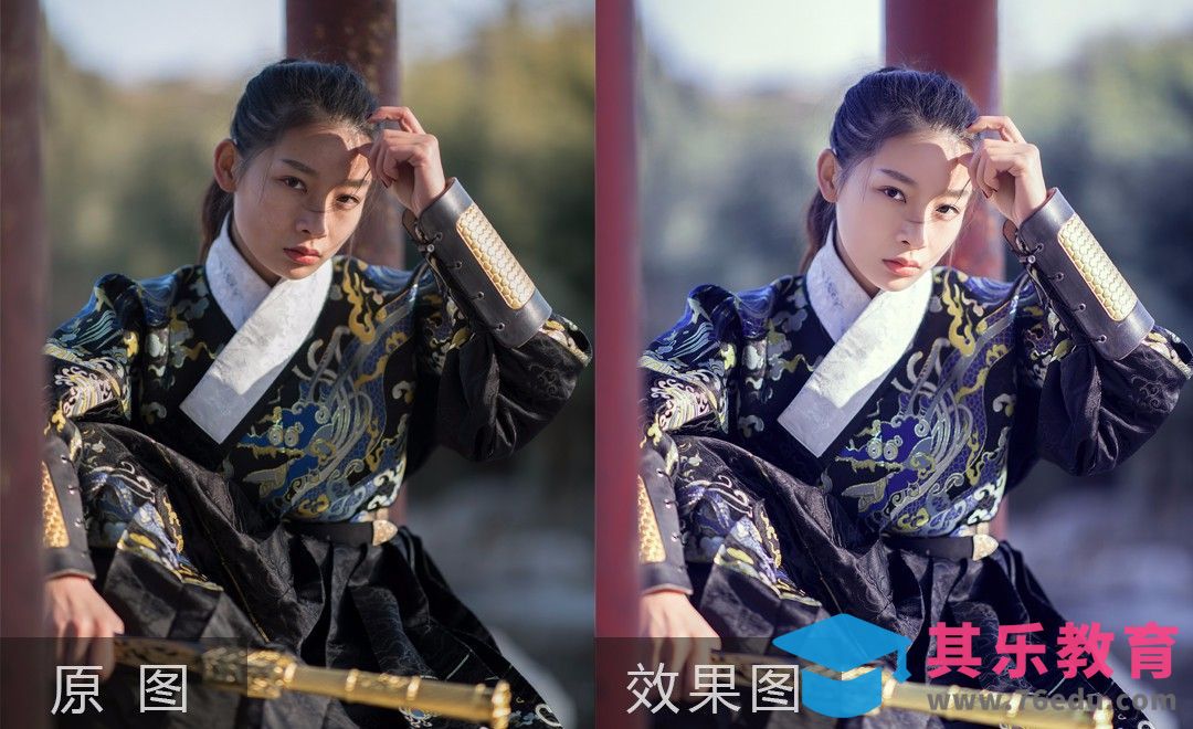 PS-飞鱼服古风人像通透调色后期教程[虎课网手机摄影入门视频教程][MP4产品摄影教程全集 ]-第1张图片-我要自学网