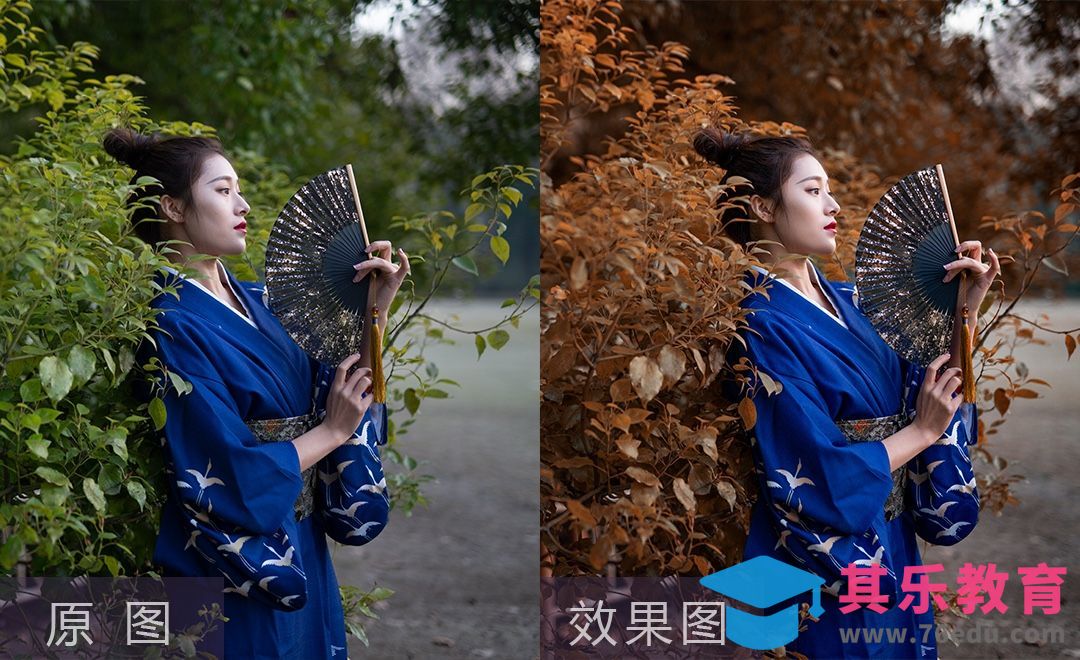 PS-和服人像写真后期修图[虎课网手机摄影入门视频教程][MP4产品摄影教程全集 ]-第1张图片-我要自学网