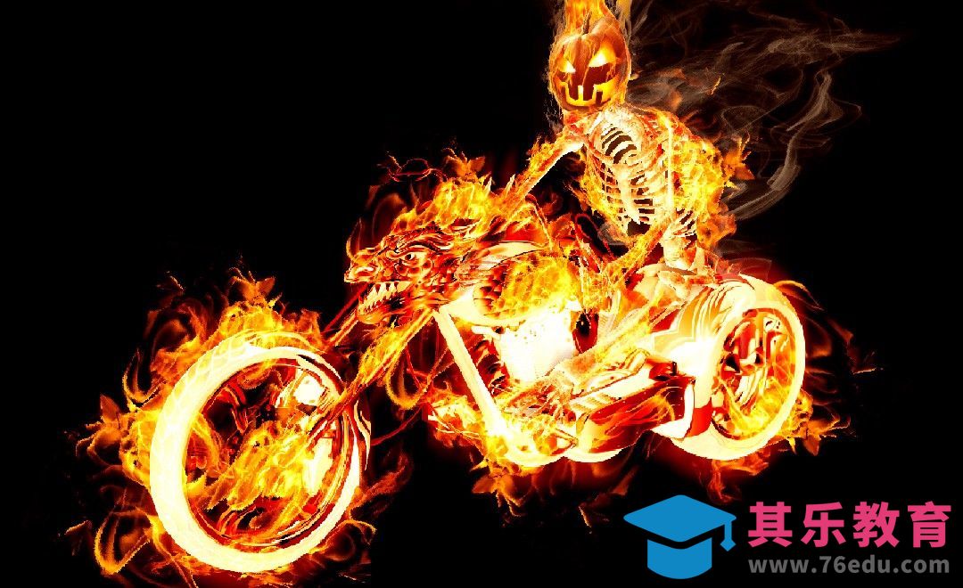 PS-火焰骷髅-超炫创意合成[平面设计视频教程][海报设计MP4高清全集 ]-第1张图片-我要自学网