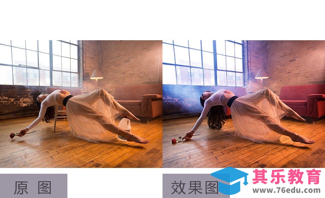 PS-创意悬浮人像合成 堆栈与图层混合模式的使用[虎课网手机摄影入门视频教程][MP4产品摄影教程全集 ]-第1张图片-我要自学网