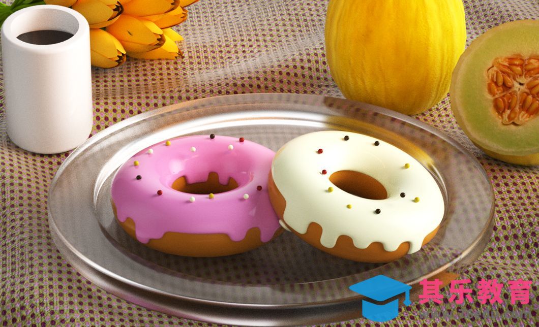 C4D+OC-卡通早餐建模渲染小场景[虎课网C4D设计视频教程][产品数码建模MP4教程全集 ]-第1张图片-我要自学网