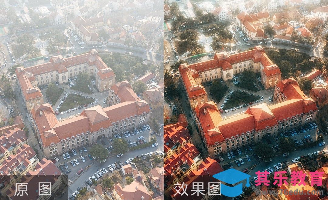 青岛旧德国总督府航拍后期教程[虎课网手机摄影入门视频教程][MP4产品摄影教程全集 ]-第1张图片-我要自学网