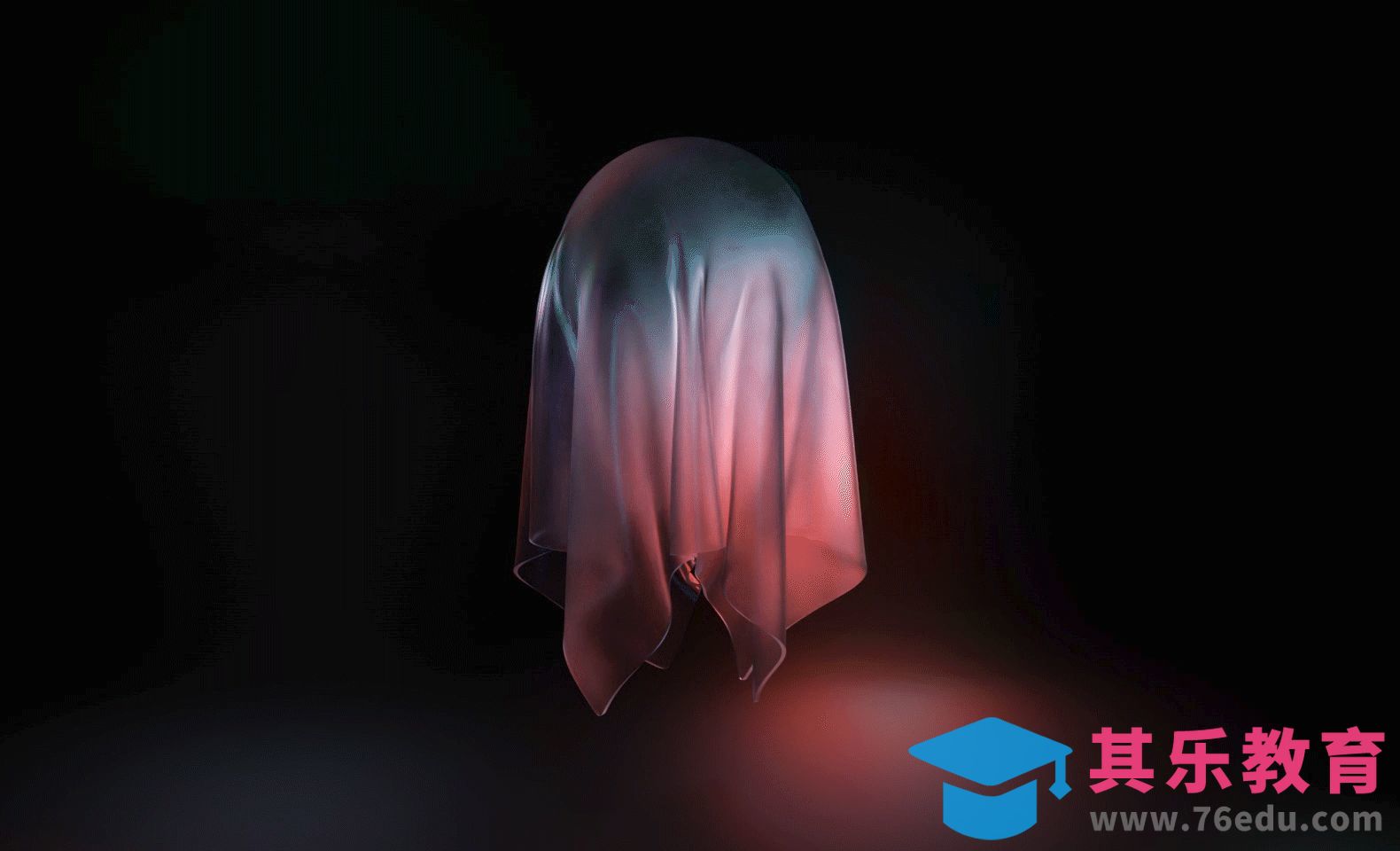 C4D+OC-动态流光炫彩玻璃动画 五彩斑斓的黑[虎课网C4D设计视频教程][产品数码建模MP4教程全集 ]-第1张图片-我要自学网