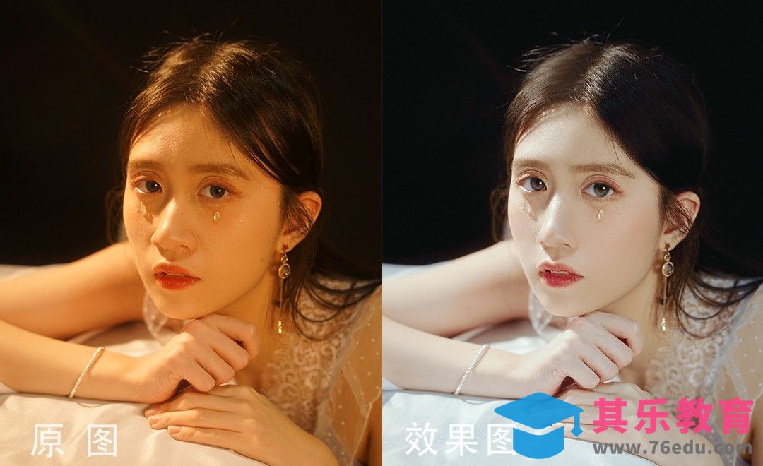 PS-室内暖光下的肤色修饰[虎课网手机摄影入门视频教程][MP4产品摄影教程全集 ]-第1张图片-我要自学网