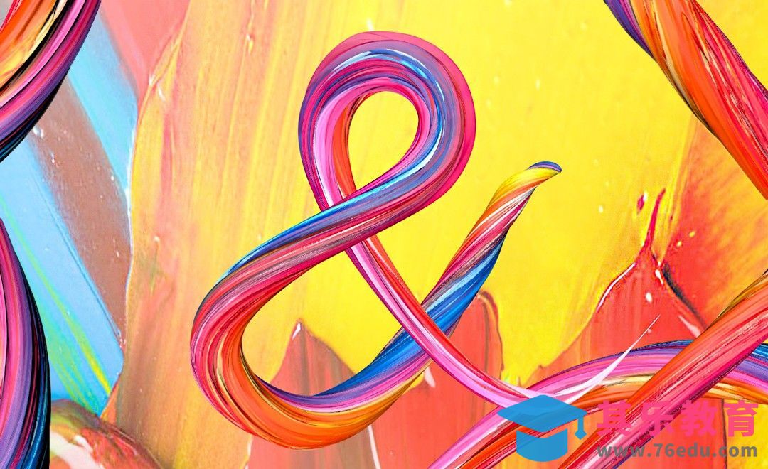 C4D-炫彩样条符号海报制作[虎课网C4D设计视频教程][产品数码建模MP4教程全集 ]-第1张图片-我要自学网