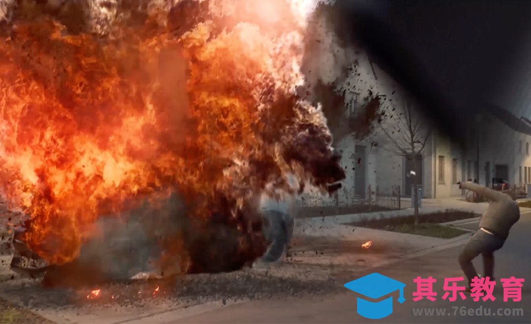 AE-超现实汽车爆炸特效[虎课网最新视频教程][免费高清MP4教程全集 ]-第1张图片-我要自学网