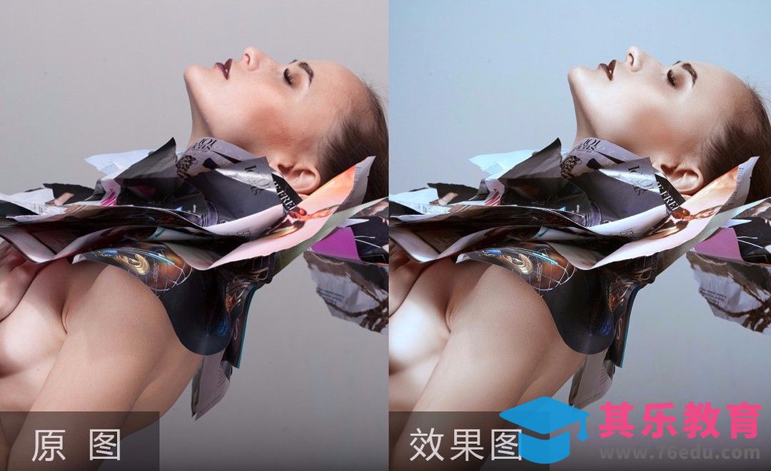 PS-时尚报纸造型人像后期[虎课网手机摄影入门视频教程][MP4产品摄影教程全集 ]-第1张图片-我要自学网