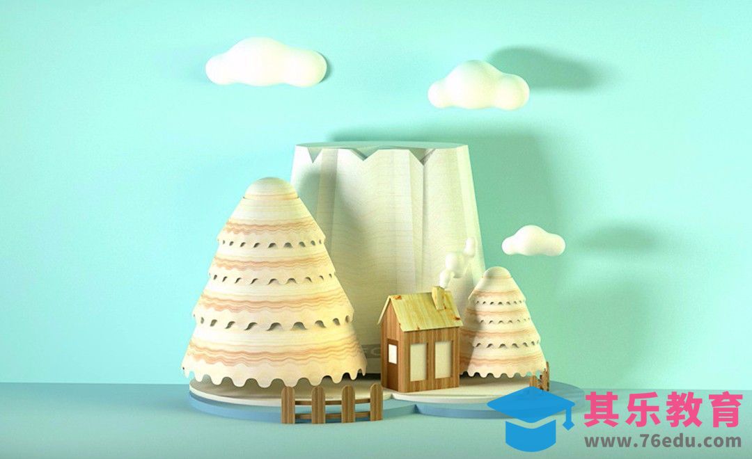 C4D-冬日雪中小屋场景搭建[虎课网C4D设计视频教程][产品数码建模MP4教程全集 ]-第1张图片-我要自学网