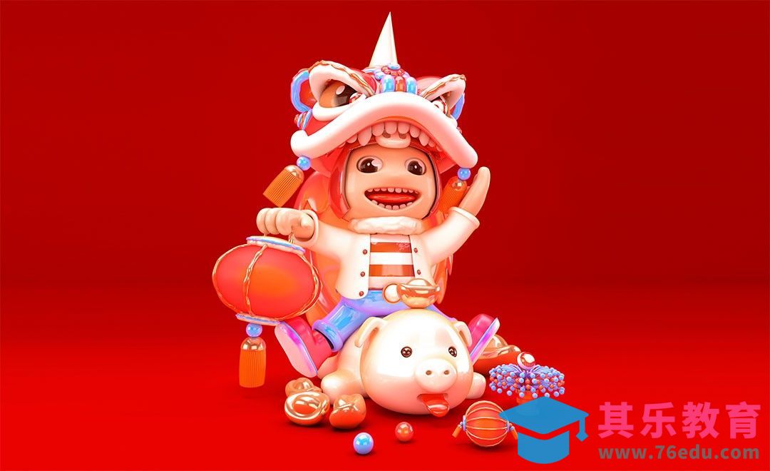 C4D-中国风人物场景制作01[虎课网C4D设计视频教程][产品数码建模MP4教程全集 ]-第1张图片-我要自学网