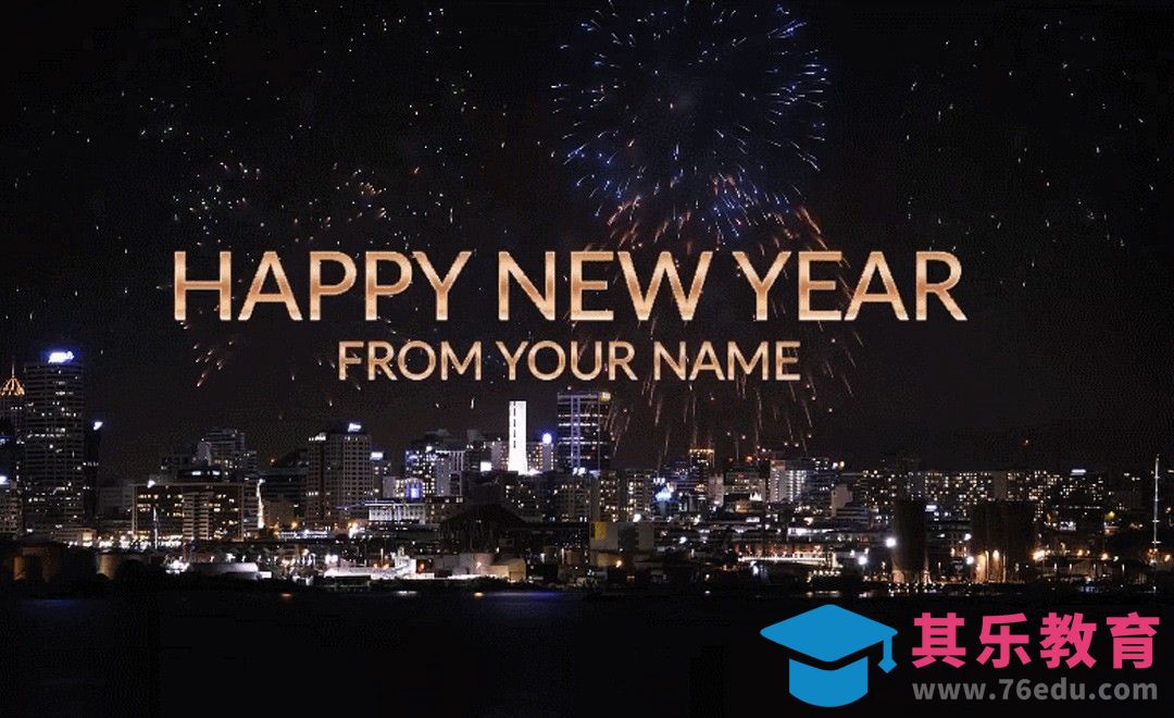 AE-“新年快乐”烟花祝福特效[虎课网最新视频教程][免费高清MP4教程全集 ]-第1张图片-我要自学网