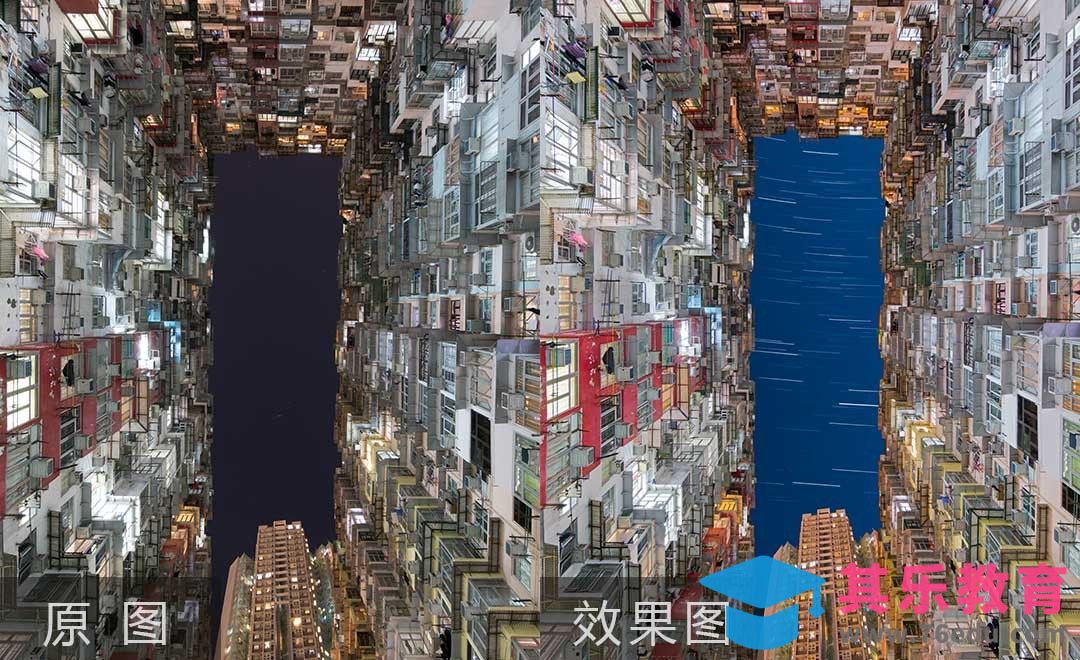 PS-大光比的城市星轨夜景后期[虎课网手机摄影入门视频教程][MP4产品摄影教程全集 ]-第1张图片-我要自学网