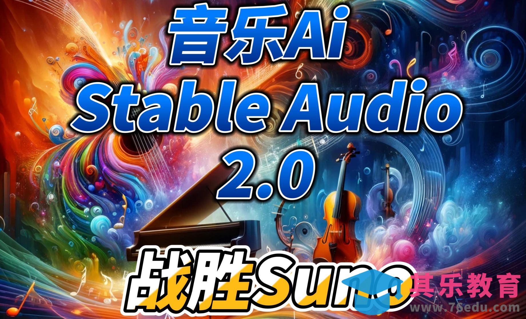 Stable Audio 2.0震撼发布-文生音乐的AI，支持音乐生成音乐，[虎课网AICG人工智能视频教程][MP4高清全集 ]-第1张图片-我要自学网