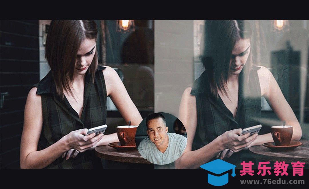 PS-人物在玻璃后的错觉合成[虎课网最新视频教程][免费高清MP4教程全集 ]-第1张图片-我要自学网