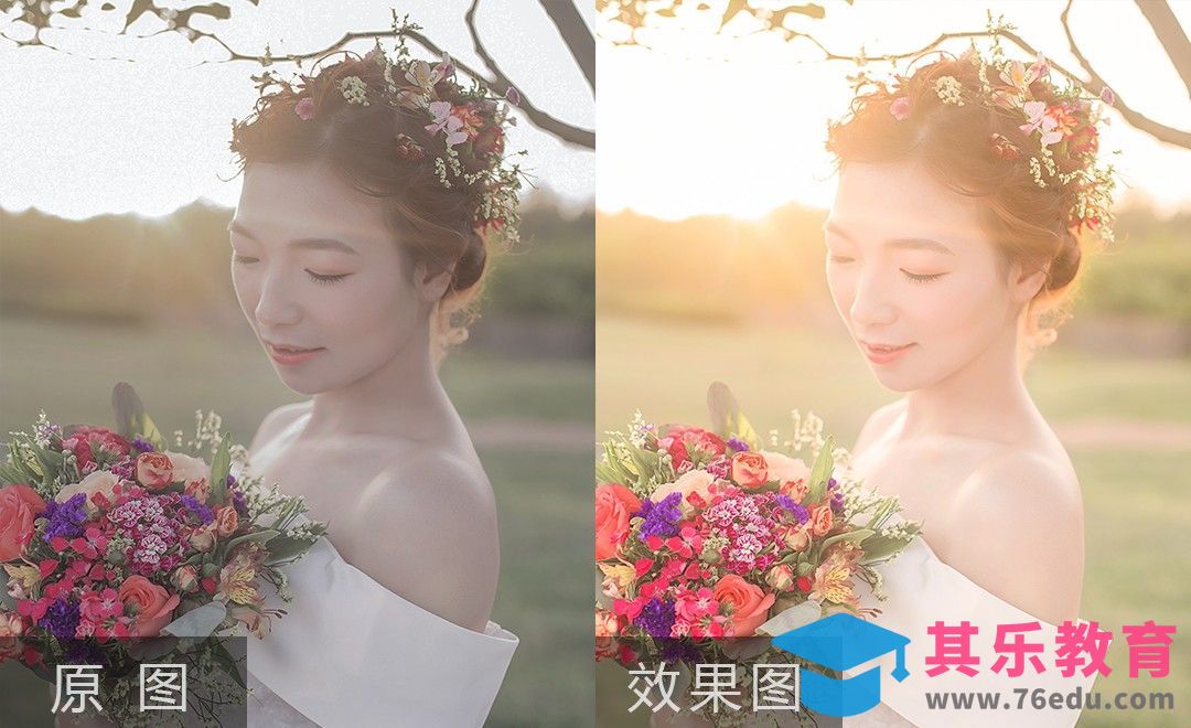 PS-夕阳人像婚纱后期处理[虎课网手机摄影入门视频教程][MP4产品摄影教程全集 ]-第1张图片-我要自学网