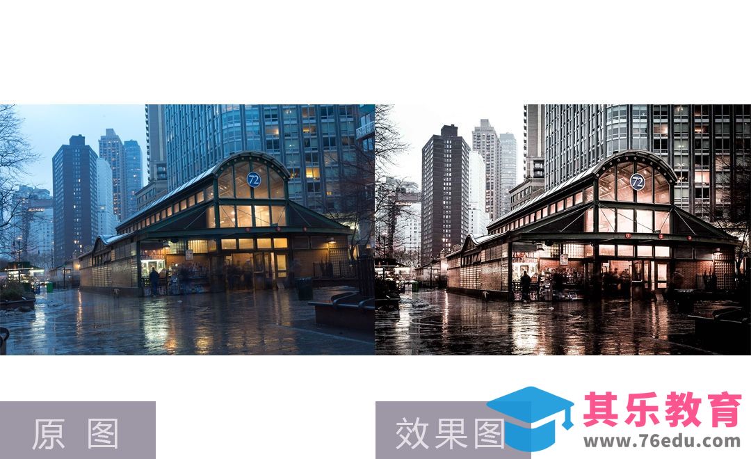 LR-ins风夜景建筑后期调色[虎课网手机摄影入门视频教程][MP4产品摄影教程全集 ]-第1张图片-我要自学网