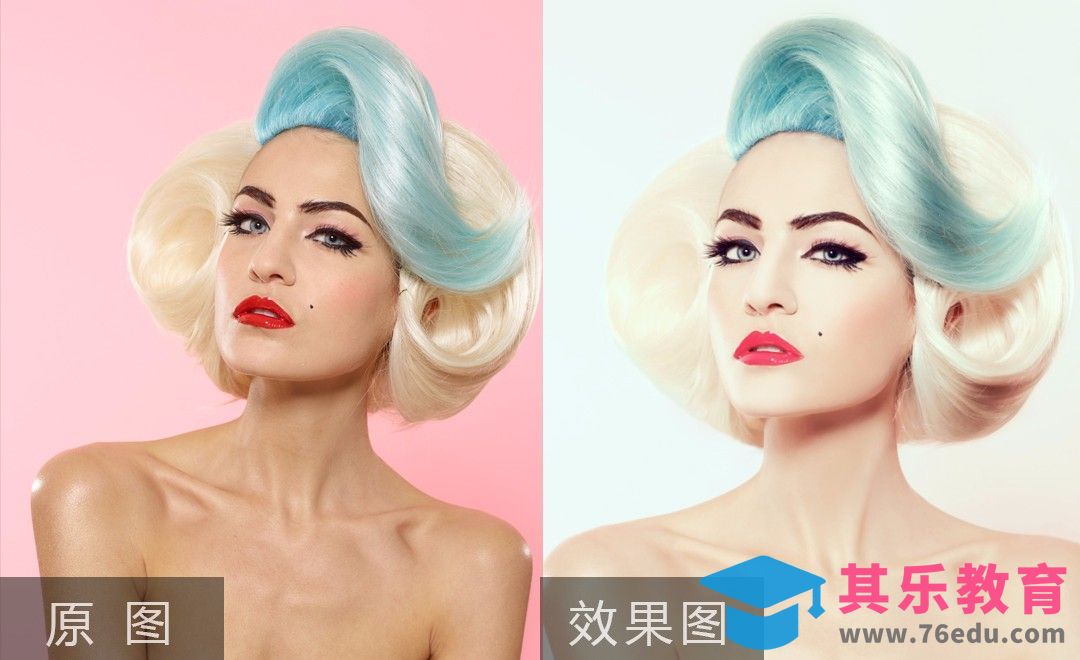 PS-欧美复古大红唇人像后期[虎课网手机摄影入门视频教程][MP4产品摄影教程全集 ]-第1张图片-我要自学网