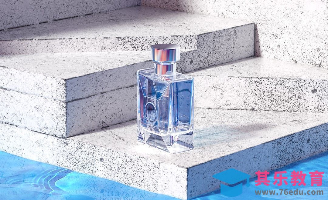 C4D+OC-小白也能掌握的香水产品系列（一）[虎课网C4D设计视频教程][产品数码建模MP4教程全集 ]-第1张图片-我要自学网
