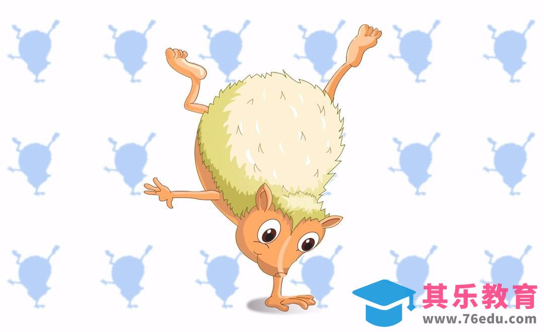 PS-鼠绘卡通人物-杂技小刺猬[虎课网绘画插画视频教程][ipad商业插画MP4教程全集 ]-第1张图片-我要自学网