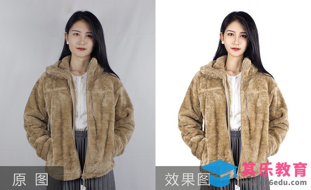 PS-冬装驼色摇粒绒外套精修[虎课网电商产品精修视频教程][最新PS修图教程全集MP4 ]-第1张图片-我要自学网