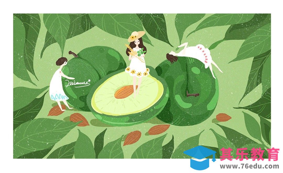 PS-板绘-小清新青梅子[虎课网绘画插画视频教程][ipad商业插画MP4教程全集 ]-第1张图片-我要自学网