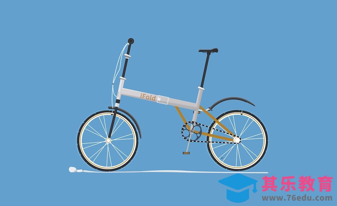 PS-鼠绘-单车[虎课网绘画插画视频教程][ipad商业插画MP4教程全集 ]-第1张图片-我要自学网