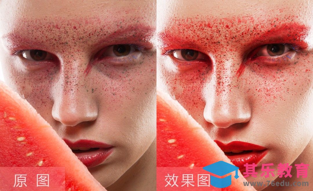 PS-彩妆模特光影调整[虎课网手机摄影入门视频教程][MP4产品摄影教程全集 ]-第1张图片-我要自学网