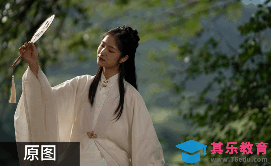 PS-古风人像柔和秋调精修-《秋风和煦》[虎课网手机摄影入门视频教程][MP4产品摄影教程全集 ]-第1张图片-我要自学网