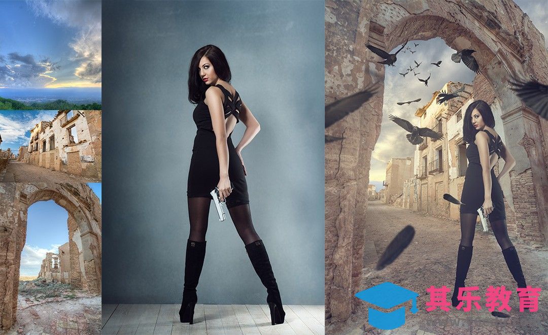 PS-战地女神主题创意合成[虎课网最新视频教程][免费高清MP4教程全集 ]-第1张图片-我要自学网