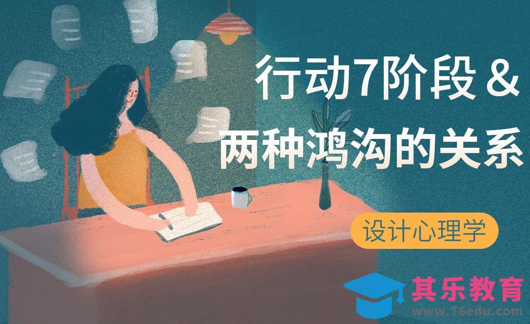 行动的七个阶段与两种鸿沟的关系[虎课网最新视频教程][免费高清MP4教程全集 ]-第1张图片-我要自学网